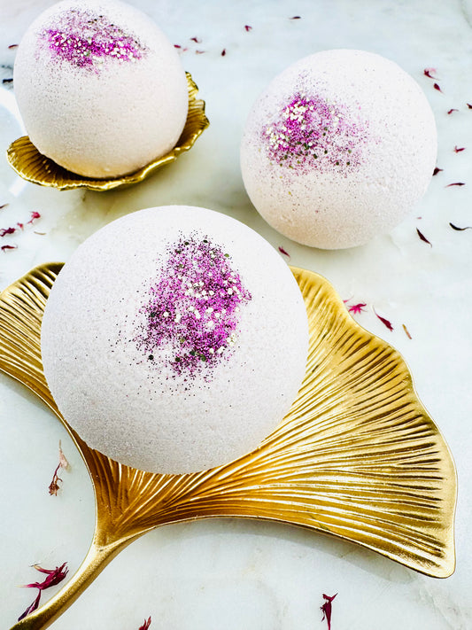 Bath Bomb - Apricot Rose Scented