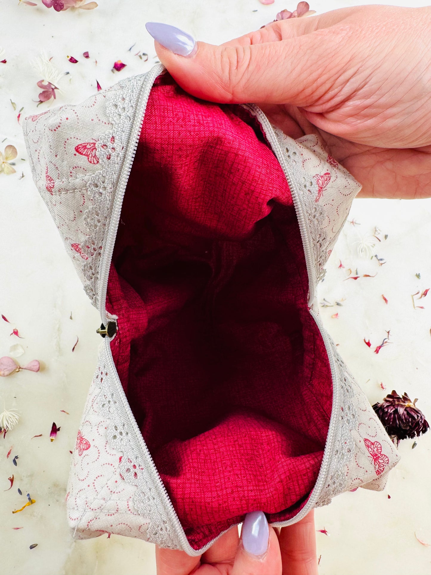 Beauty Bag - Pink Butterfly